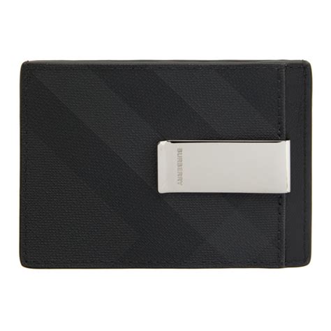 burberry card holder with clip